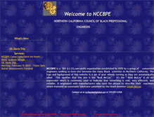 Tablet Screenshot of ncalifblackengineers.org